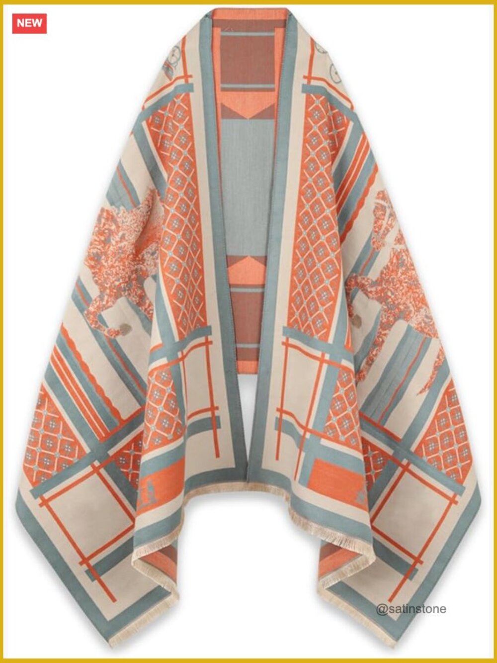 Luxury Pashmina Shawl Wrap - Oversized Cashmere Blend Blanket Scarf - Picture 1 of 3